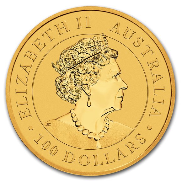 2020 オーストラリア カンガルー金貨 1オンス 33mmクリアケース付き