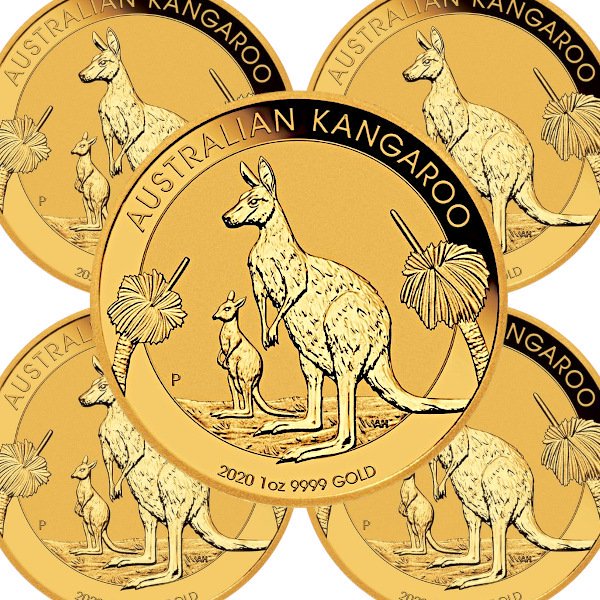 2020 オーストラリア カンガルー金貨 1オンス【10枚】セット 33mm