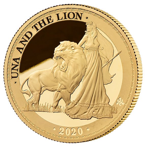 金貨2020年 ウナとライオン 1/2g プルーフ金貨