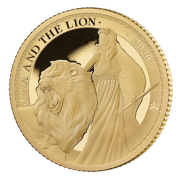 金貨　99.9％　純金　ゴールド　ウナ　ライオン　金貨　セントヘレナ　2020
