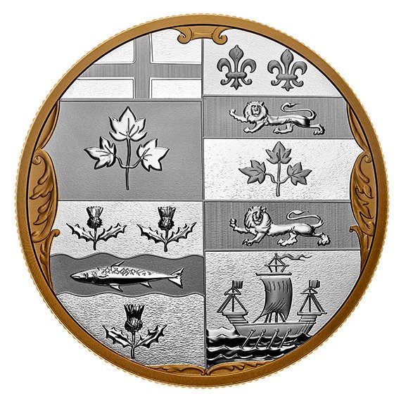 2020 カナダ カナダ自治領紋章 銀貨 10オンス プルーフ 箱とクリア
