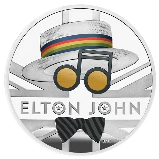 2020 イギリス ミュージックレジェンズ：エルトン・ジョン 2ポンド 