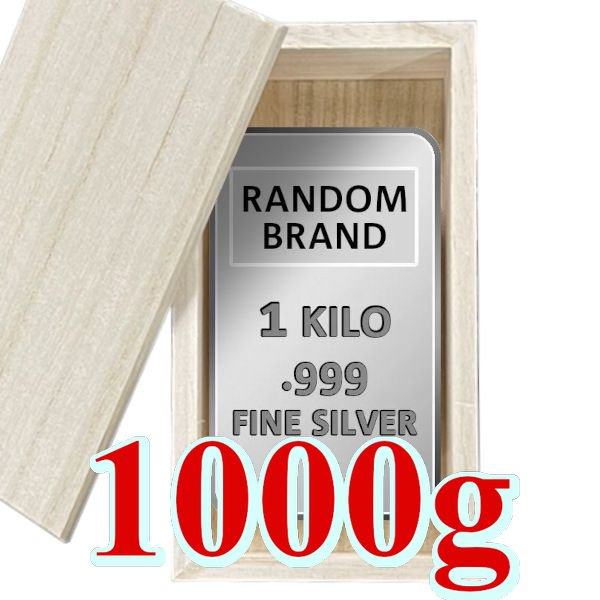 純銀 銀 シルバーバー 999 インゴット 1000g 1kg