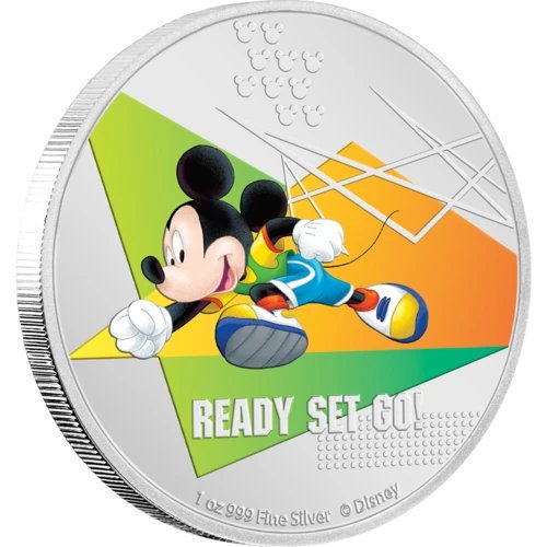 2020 ニウエ ディズニーミッキーマウス：より速く、より強く 2ドル銀貨 1オンス プルーフ 箱とクリアケース付き 新品未使用 【Proof】 -  野口コイン株式会社