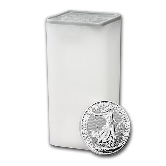 【10枚組】2021年 ブリタニア銀貨 未使用 silver 銀地金 銀貨　銀カンガルー銀貨