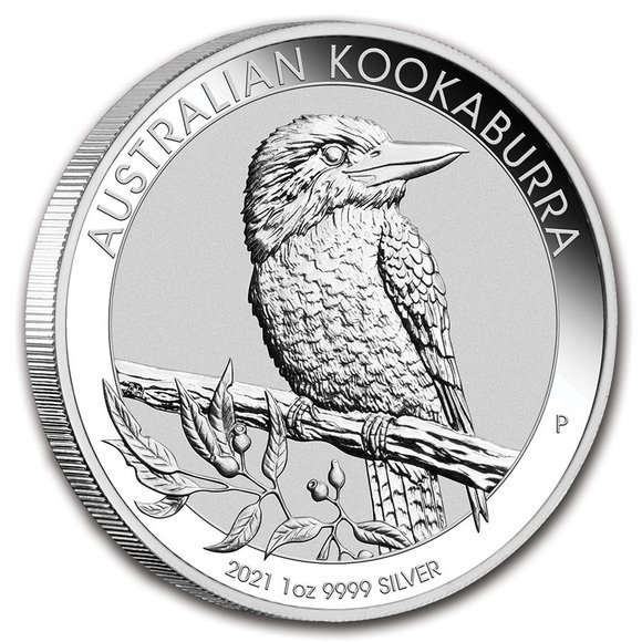 2021 1オンス オーストラリア クッカバラ（カワセミ） 銀貨 41mm 