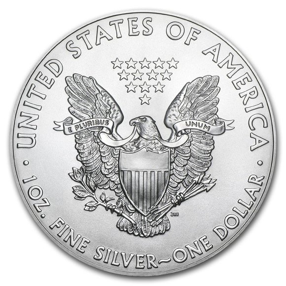 アメリカ イーグル銀貨(2021年)5枚セット　-1オンス銀貨-