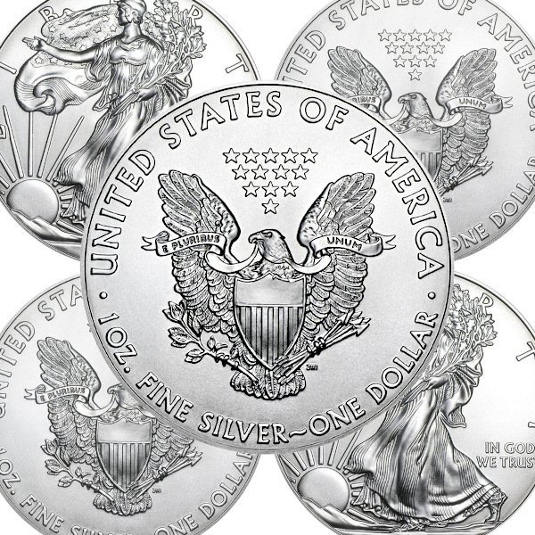 イーグル銀貨 2009年 5枚セット-