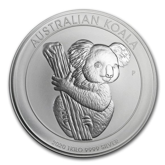 2020 オーストラリア コアラ 銀貨 1キロ クリアケース付き 新品未使用