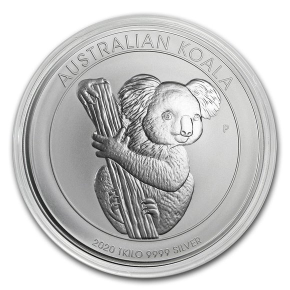 2020 オーストラリア コアラ 銀貨 1キロ クリアケース付き 新品未使用