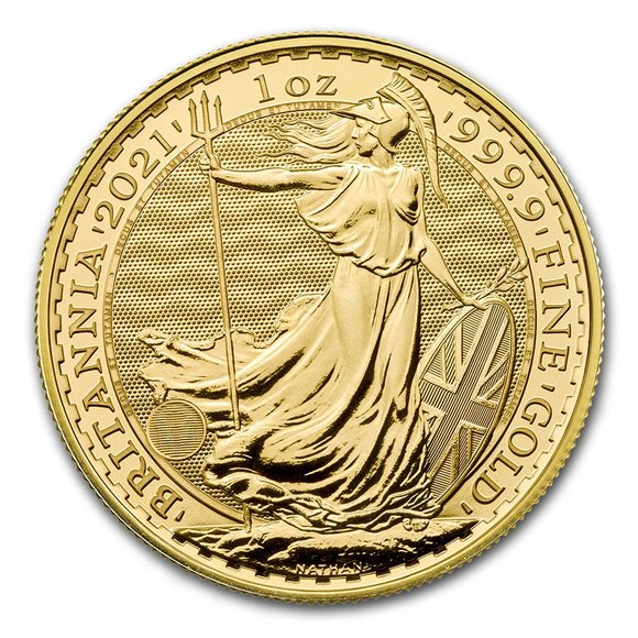 2021 1オンス イギリス ブリタニア 金貨 33mmクリアケース付き 新品未使用 - 野口コイン株式会社 ウィーン金貨、プラチナウィーン