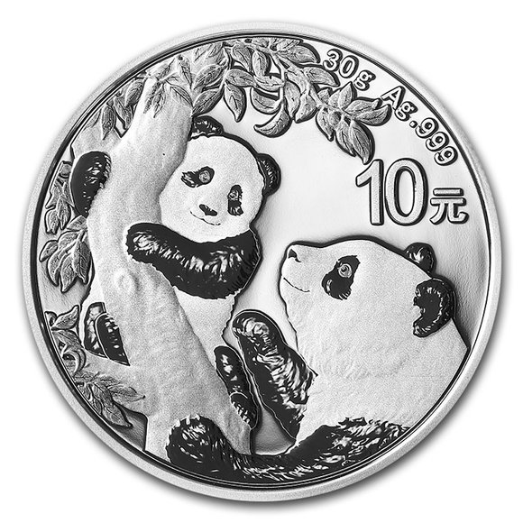 2021 30グラム 中国 パンダ銀貨 40mmクリアーケース付き 新品未使用 - 野口コイン株式会社