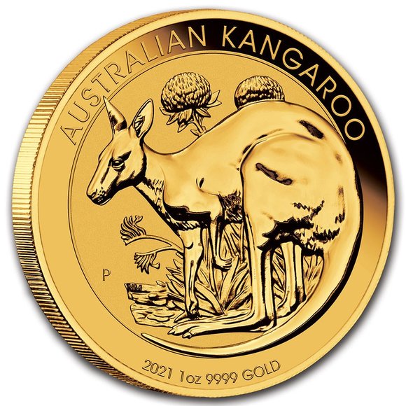 2021 カンガルー金貨1/10オンス クリアケース付オーストラリア金貨
