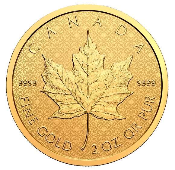 2019 カナダ メイプル金貨40周年記念 金貨 2オンス プルーフ 箱と
