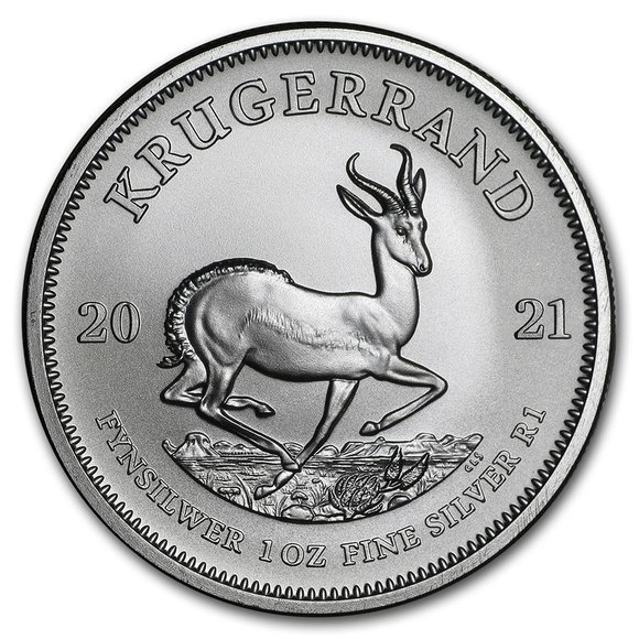 南アフリカ クルーガーランド 1オンス銀貨 25枚セット ケース付き 2021 