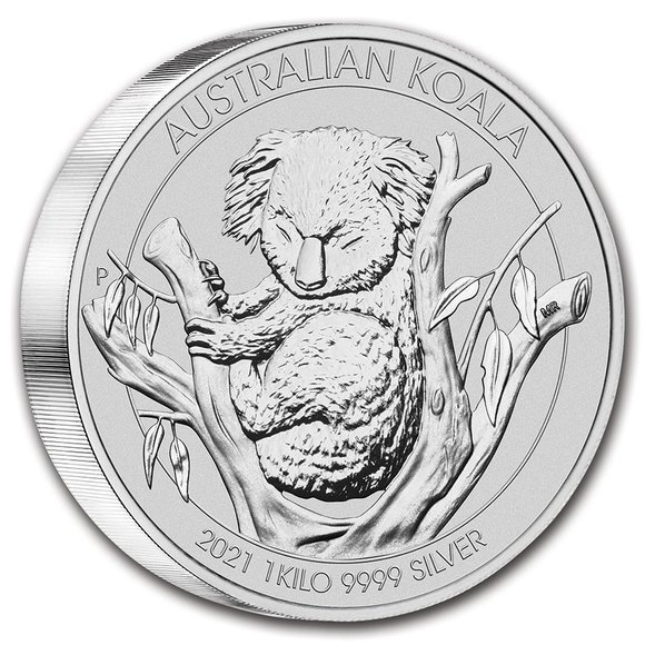 2021 1キロ オーストラリア コアラ 銀貨 クリアケース付き 新品未使用