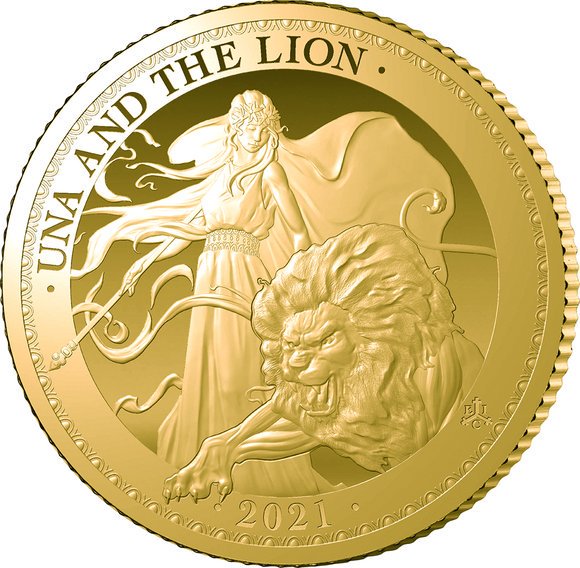 金貨 99.9％ 純金 ゴールド セントヘレナ 金貨 ウナ ライオン 2022