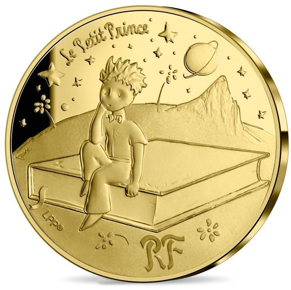 2021 フランス 星の王子さま：王子の傑作 50ユーロ金貨 1/4オンス