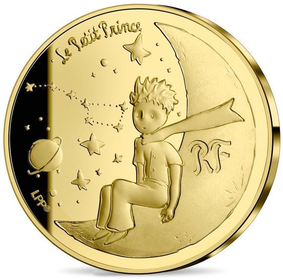 2021 フランス 星の王子さま：王子の傑作 10ユーロ銀貨 プルーフ 箱と ...