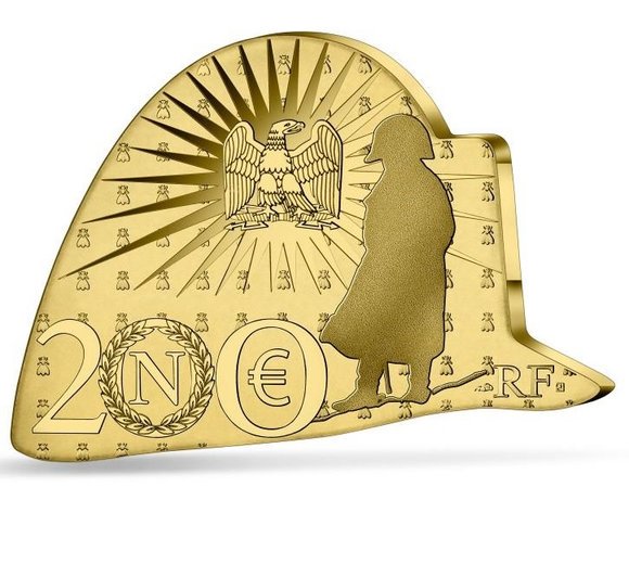セントヘレナ2021年ナポレオン200周年記念1/2gゴールドプルーフコイン