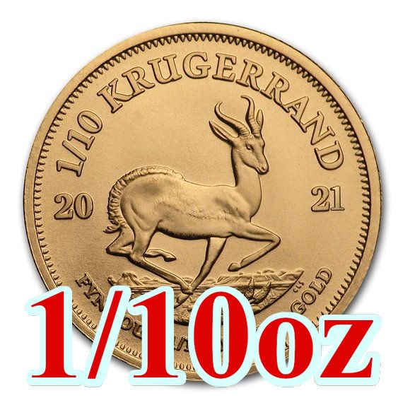 クルーガーランド 金貨 1/10 oz 1984年美術品/アンティーク - 貨幣