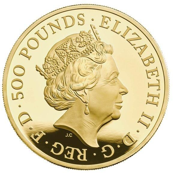 2021 5オンス イギリス ブリタニア 金貨 プルーフ 箱とクリア