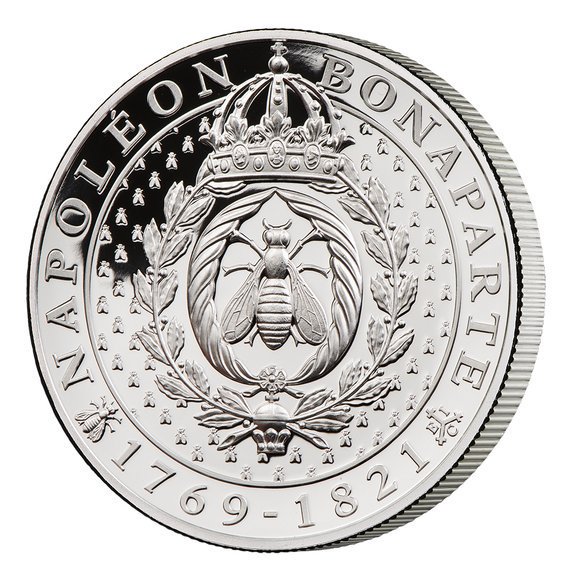2021 セントヘレナ ナポレオンの蜂 1ポンド銀貨 1オンス プルーフ 箱と
