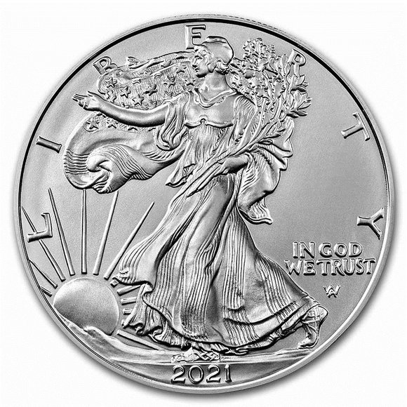 ４０６mm重量2021 300枚限定 アメリカン イーグル 銀貨 ３５周年記念