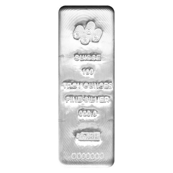 100オンス スイス PAMP製 シルバーバー 99.9% ※※ 純銀 インゴット ingot シルバーバー SILVER 100oz 3110グラム  3110g - 野口コイン株式会社