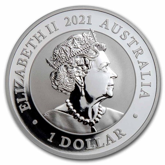 2021 1オンス オーストラリア スワン銀貨 41mmクリアケース付き 新品未