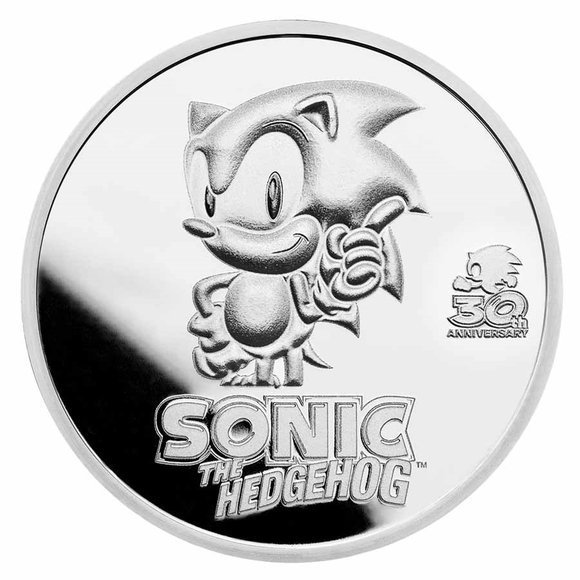 2021 1オンス銀貨 Sonic the Hedgehog 30周年記念貨幣 - dgw