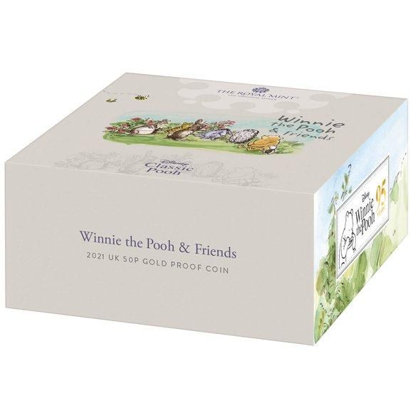 royal mint くまのプーさん、オウル、仲間たち、50ペンス✖️3