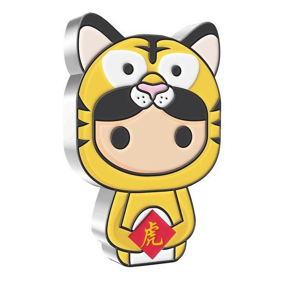 2022年版 ルワンダ 干支 寅 パッキング銀貨 1オンス  純銀 虎年 お祝い 虎 2022・金貨 - 野口コイン株式会社