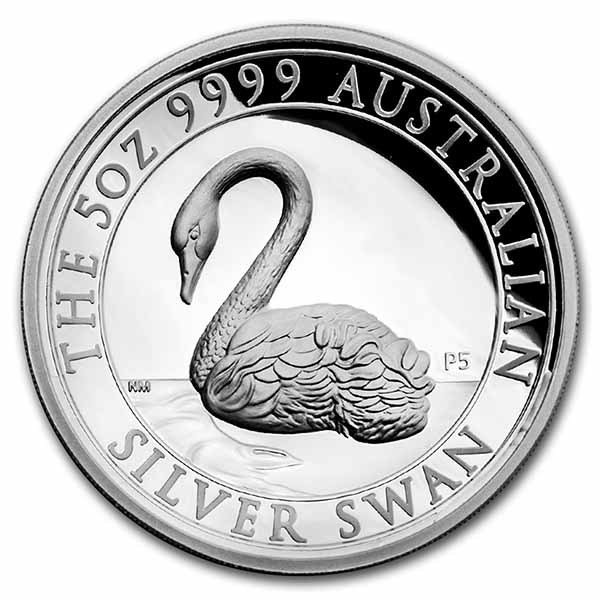 オーストラリアスワン銀貨1オンス（純銀） - 貨幣