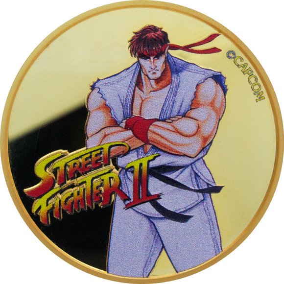 ストリートファイターII 30周年記念銀貨 1オンス カラー 春麗』純銀 コイン フィジー発行 31.1g 品位:99.9％ カプコン チュン・リー  Chun-Li ストII Street Fighter CAPCOM シルバー ゲーム キャラ Coin 定番の人気シリーズPOINT(ポイント)入荷  - コレクション