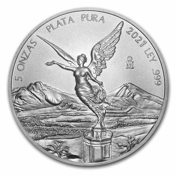 2022 1オンス メキシコ リベルタード 銀貨 (40mmクリアケース付き ...