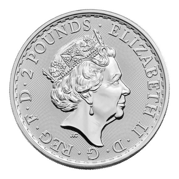 2022 1オンス イギリス ブリタニア銀貨 (39mmクリアケース付き) 新品未使用 - 野口コイン株式会社