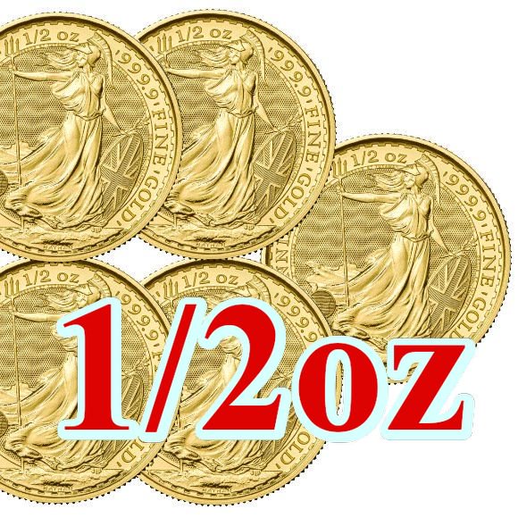 2022年　ブリタニア金貨１／１０オンス　コインカプセル入り
