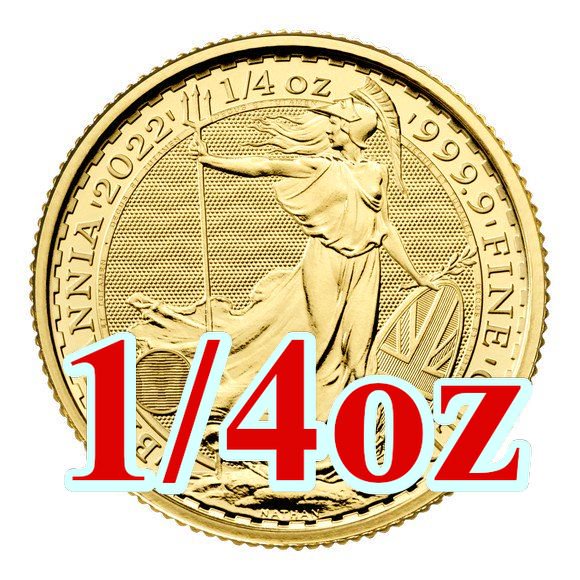 2022年　ブリタニア金貨１／１０オンス　コインカプセル入り