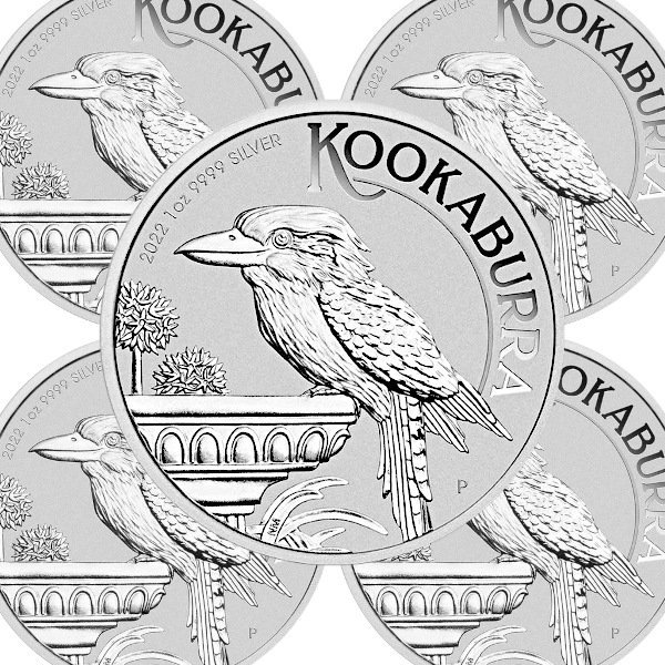 オーストラリア カワセミ銀貨１オンス 2022年 クッカバラ銀貨１オンス 