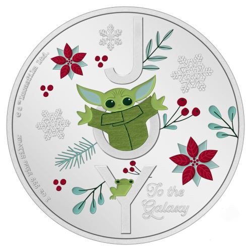 2020 ニウエ ハリーポッター：クリスマスのお祝い 2ドル銀貨 1オンス