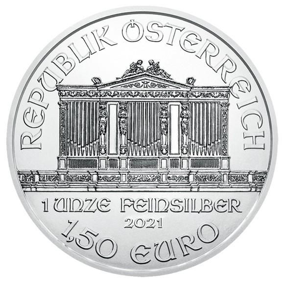 オーストリア2021年 ウィンフィルハーモニー1オンス記念銀貨 5枚セット AT25507