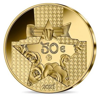 2021 フランス フレンチエクセレンス ディオール 50ユーロ金貨