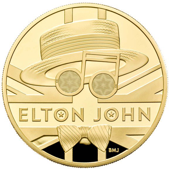 2020 イギリス ミュージックレジェンズ：エルトン・ジョン 2ポンド銀貨 