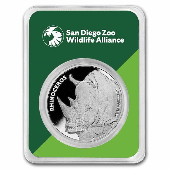 サンディエゴ動物園ホッキョクグマ1オンス純銀コイン - コレクション