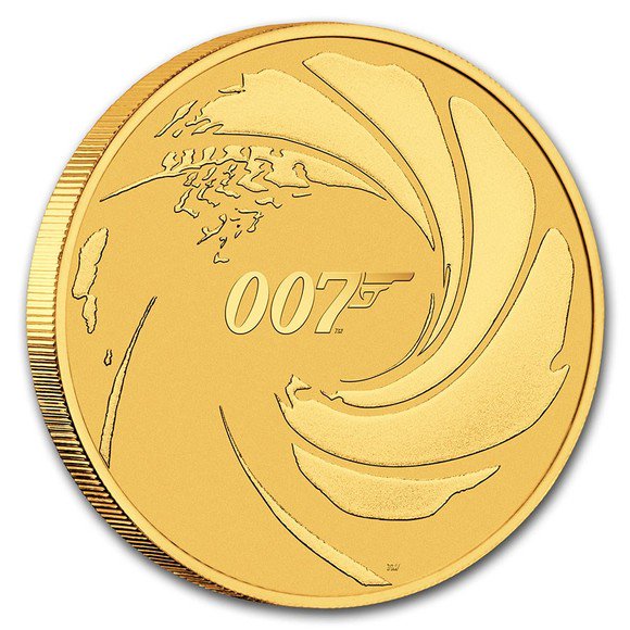 2020 ツバル ジェームズ・ボンド007 1ドル銀貨 1オンス カード型ケース付き 新品未使用 - 野口コイン株式会社