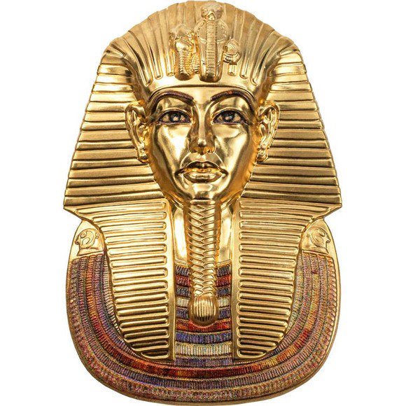 2022 3オンス パラオ エジプト美術：ツタンカーメンのマスク 銀貨