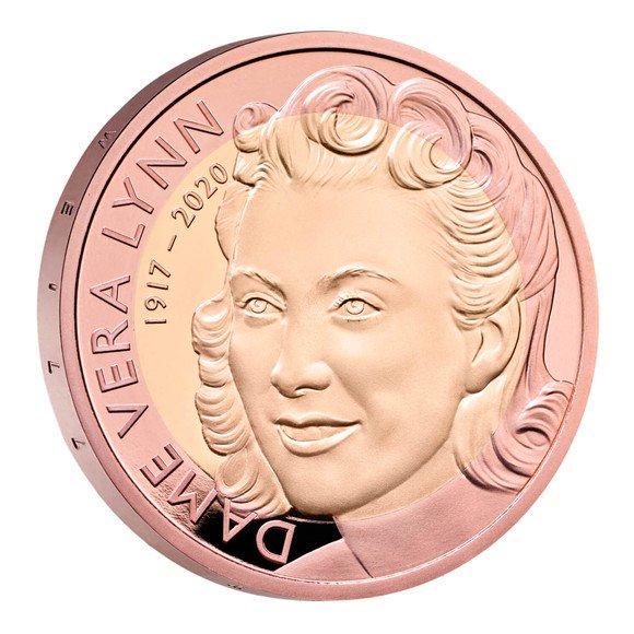 2022 15グラム イギリス デイム・ヴェラ・リンの人生と遺産顕彰金貨