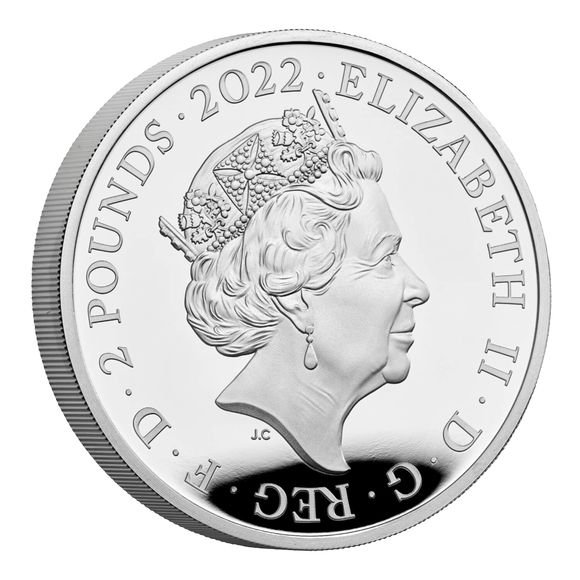 2022 1オンス イギリス イギリスの君主たち：ジェームズ1世 銀貨 ...