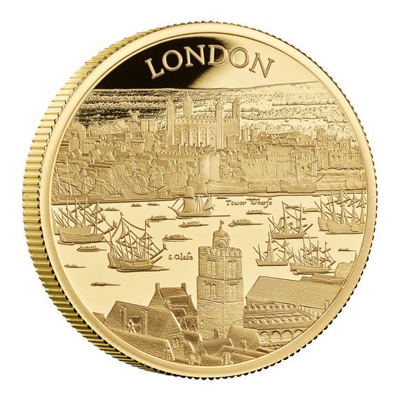 2022 1オンス イギリス 街の光景：ロンドン 金貨 プルーフ 【Proof】 100ポンド 新品未使用【特選】 - 野口コイン株式会社